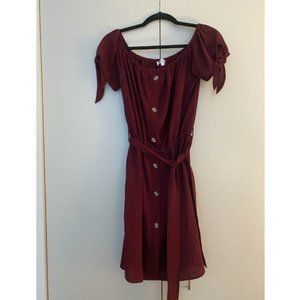 Maroon Summer Dress
